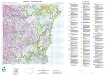 Load image into Gallery viewer, Soil Landscapes of the Kempsey-Korogoro Point 1:100 000 Sheets map
