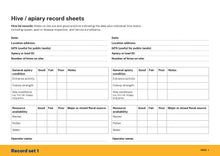 Load image into Gallery viewer, Beekeeping Record Book
