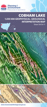 Load image into Gallery viewer, Cobham Lake 1:250,000 Geophysical-Geological Interpretation, 1st edition
