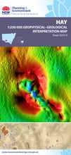Load image into Gallery viewer, Hay 1:250,000 Geophysical-Geological Interpretation Map, 1st edition
