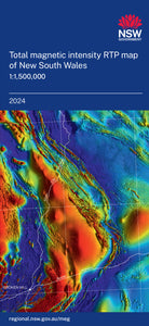 Total magnetic intensity RTP map of New South Wales 1:1,500,000