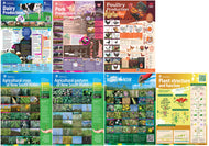 Agricultural classroom poster set