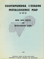 Cootamundra 1:250,000 Metallogenic Map: Mine Data Sheets and Metallogenic Map Metallogenic Study, 1979