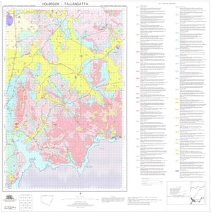 Soil Landscapes of the Holbrook-Tallangatta 1:100 000 Sheets map