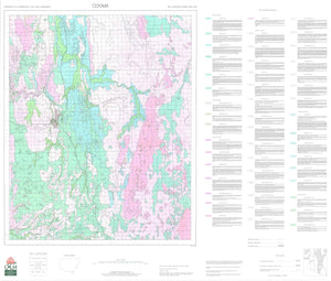 Soil Landscapes of the Cooma 1:100 000 Sheet map