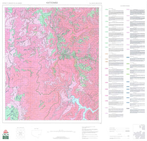Soil Landscapes of the Katoomba 1:100 000 Sheet map