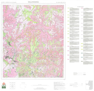 Soil Landscapes of the Wallerawang 1:100 000 Sheet map