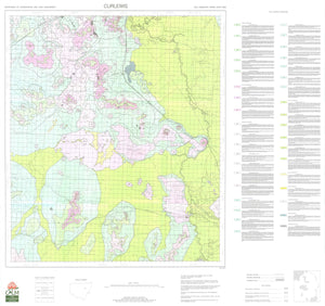 Soil Landscapes of the Curlewis 1:100 000 Sheet map