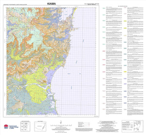 Soil Landscapes of the Kiama 1:100 000 Sheet map