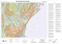 Load image into Gallery viewer, Soil Landscapes of the Wollongong-Port Hacking 1:100 000 Sheets map
