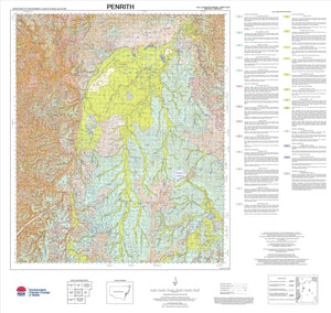 Soil Landscapes of the Penrith 1:100 000 Sheet map