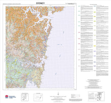 Load image into Gallery viewer, Soil Landscapes of the Sydney 1:100 000 Sheet map
