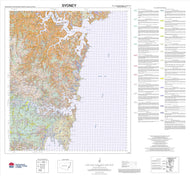 Soil Landscapes of the Sydney 1:100 000 Sheet map