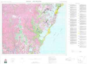 Soil Landscapes of the Gosford-Lake Macquarie 1:100 000 Sheets map