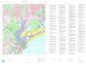 Soil Landscapes of the Newcastle 1:100 000 Sheet map
