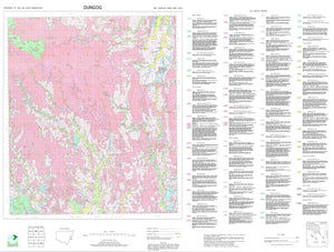 Soil Landscapes of the Dungog 1:100 000 Sheet map