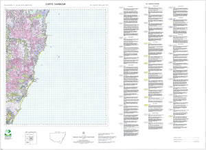 Soil Landscapes of the Coffs Harbour 1:100 000 Sheet map