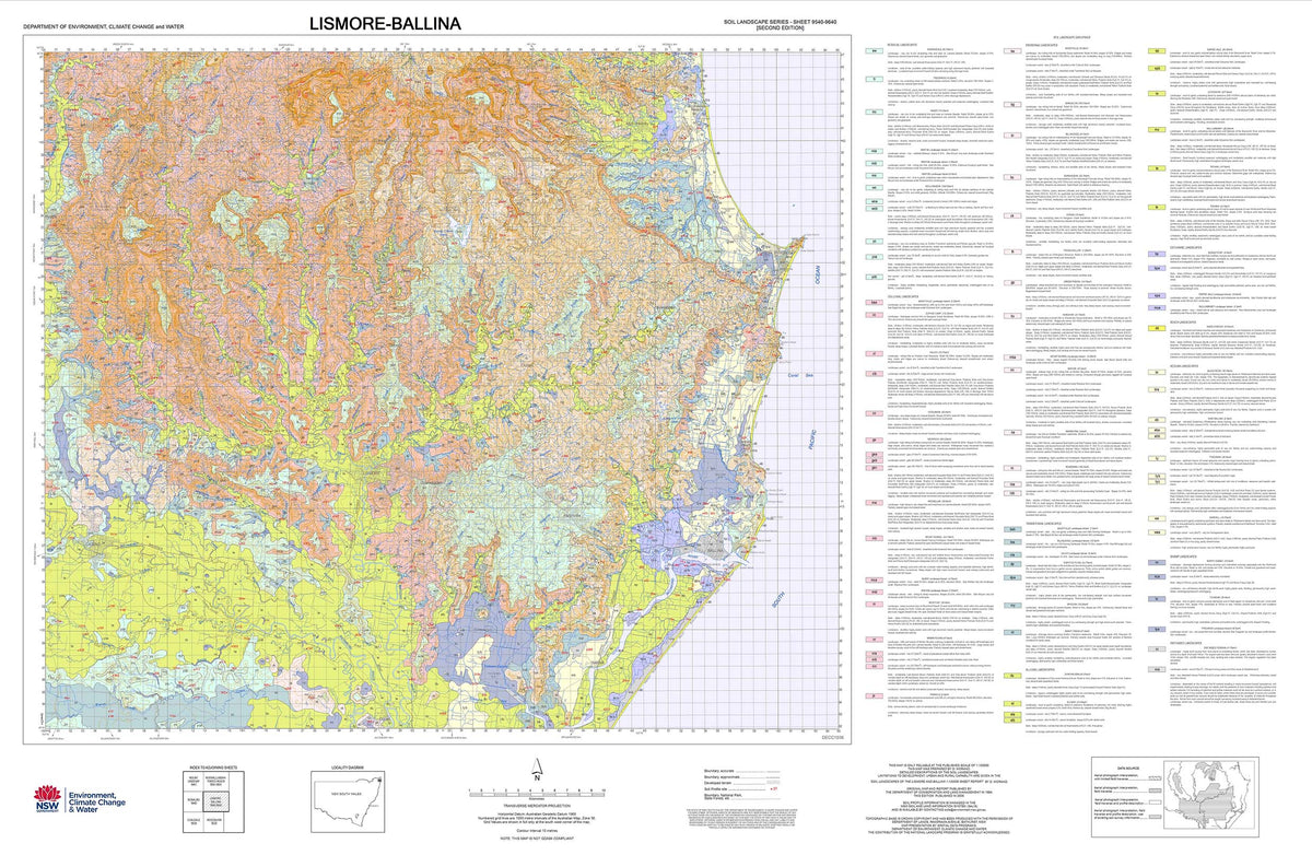 Soil Landscapes of the Lismore-Ballina 1:100 000 Sheets – Regional NSW