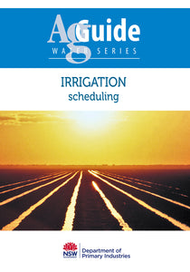 AG Water scheduling bookcover