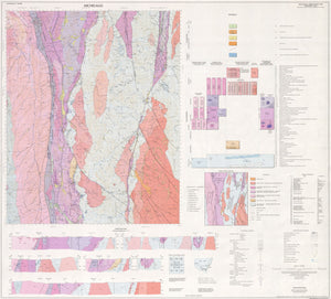 Image of Michelago 1:100000 Geological map