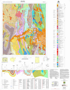 Image of Molong 1:100000 Geological map