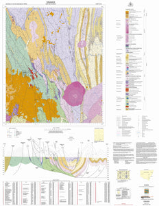 Image of Orange 1:100000 Geological map