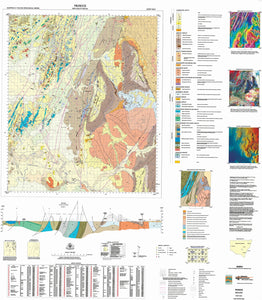 Image of Parkes 1:100000 Geological map