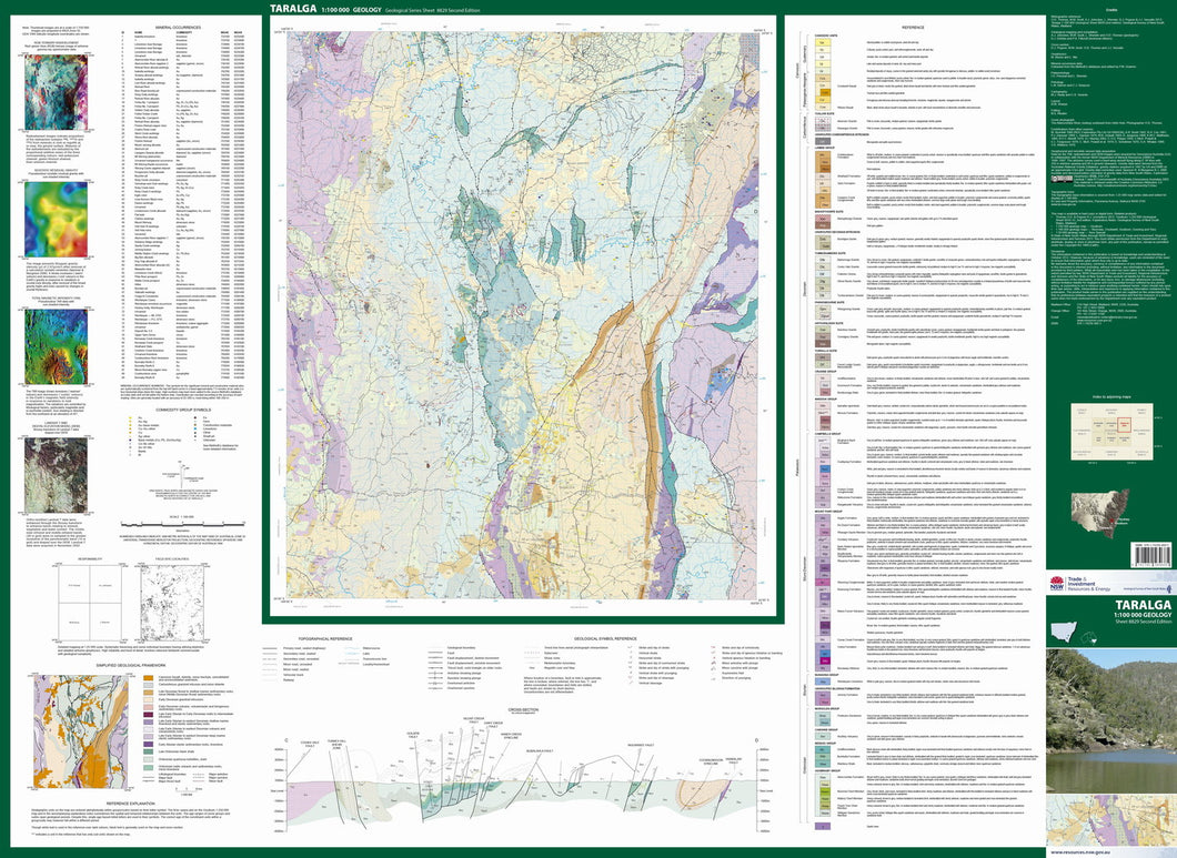 Image of Taralga 1:100000 Geological map
