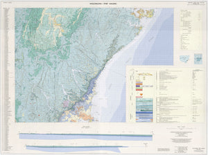 Image of Wollongong Port Hacking 1:100000 Geological map