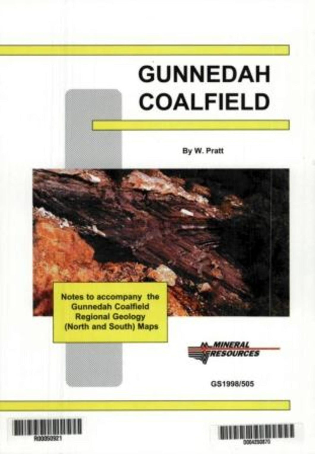 Image of Gunnedah Coalfield Geological Explanatory Notes 1998 book cover