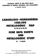 Image of Cargelligo Narrandera Metallogenic Map Explanatory Notes 1980 book cover