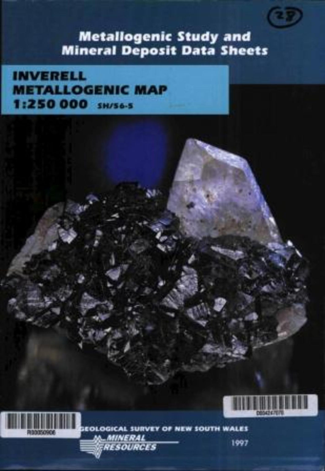 Image of Inverell Metallogenic Map Explanatory Notes 1997 book cover