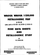 Image of Wagga Wagga Metallogenic Map Explanatory Notes 1982 book cover