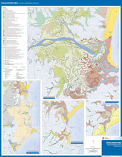 Load image into Gallery viewer, Image of reverse side of the Shoalhaven Area Coastal Quaternary Geology map.
