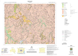 Image of Bathurst 1:250000 Landform map