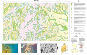 Image of Mount Gipps 1:25000 Regolith Landform map