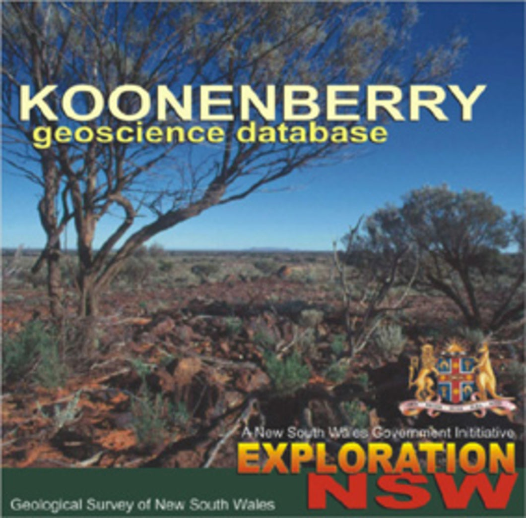 Image of Koonenberry Geoscience Database   Version 1b digital data package