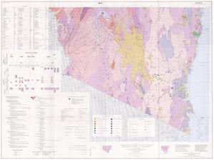 Image of Bega Mallacoota 1:250000 Metallogenic map