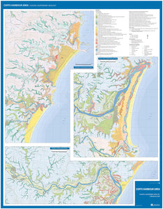 Image of reverse side of Coffs Harbour Area Coastal Quaternary Geology map