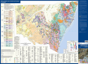 Image of Metallogenic Map of New South Wales 1:1500000  map
