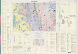 Image of Manilla Narrabri 1:250000 Metallogenic map
