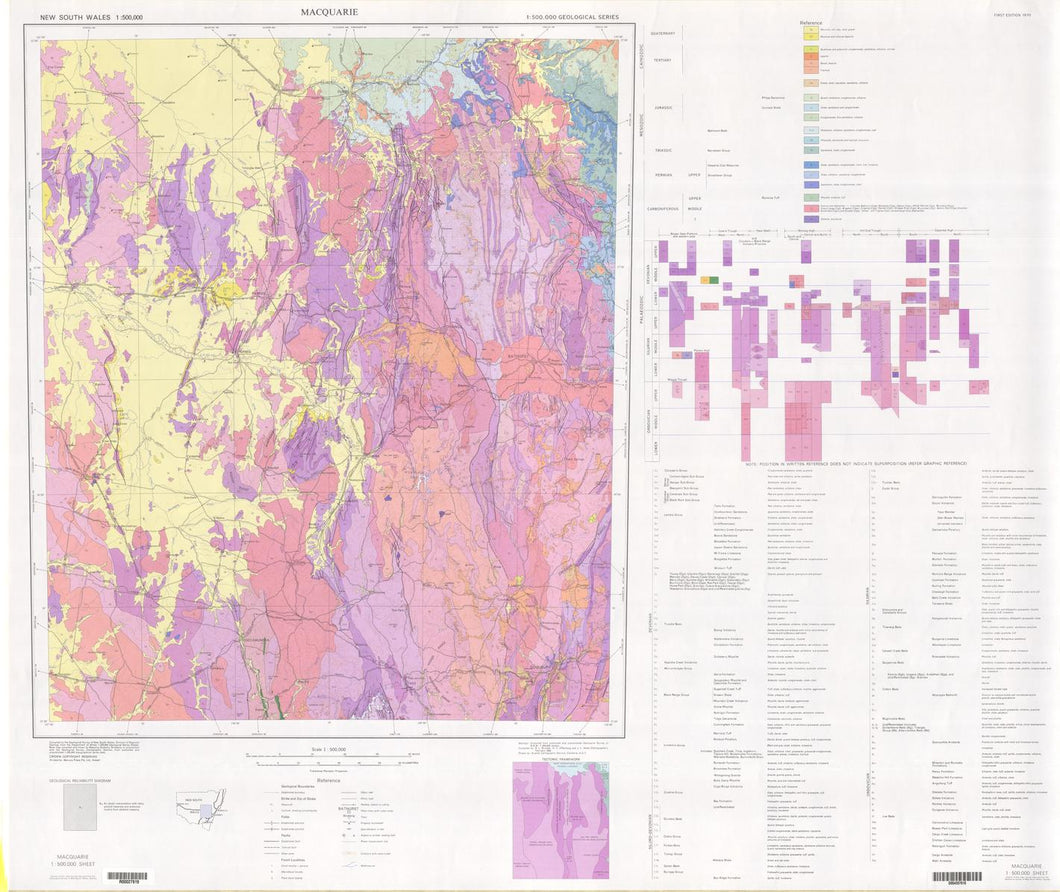 Image of Macquarie 1:500000 Geological map