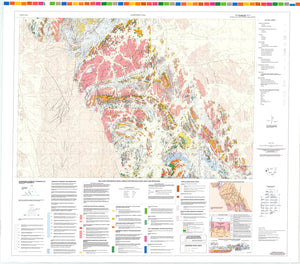Image of Gairdners Tank 1:25000 Geological map