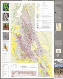 Image of Warratta Inlier 1:25000 Geological map