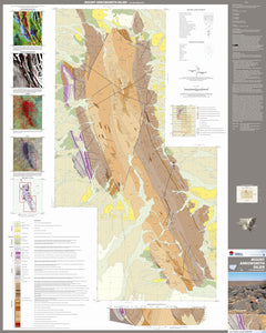 Image of Mount Arrowsmith Inlier 1:25000 Geological map