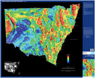 Image of Isostatic gravity map of New South Wales, 1:1500000  map