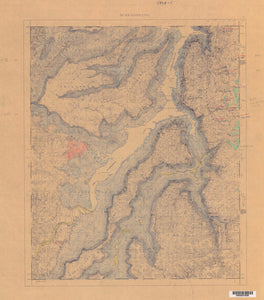 Image of Burragorang 1:50000 Geological map