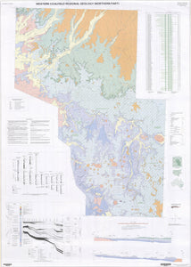 Image of Western Coalfield north Regional 1:100000 Geology map