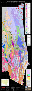 Image of Eastern Subprovince of the Lachlan Orogen Solid Geology and Mineral Deposits 1:500000  map