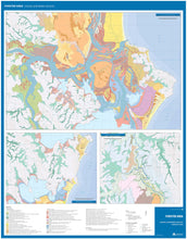 Load image into Gallery viewer, Image of reverse side of Forster Area Coastal Quaternary Geology map
